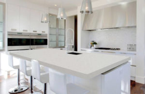 White Dior Quartz countertops #3