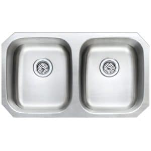 18 Ga Double 5050-3118 Undermount Sink