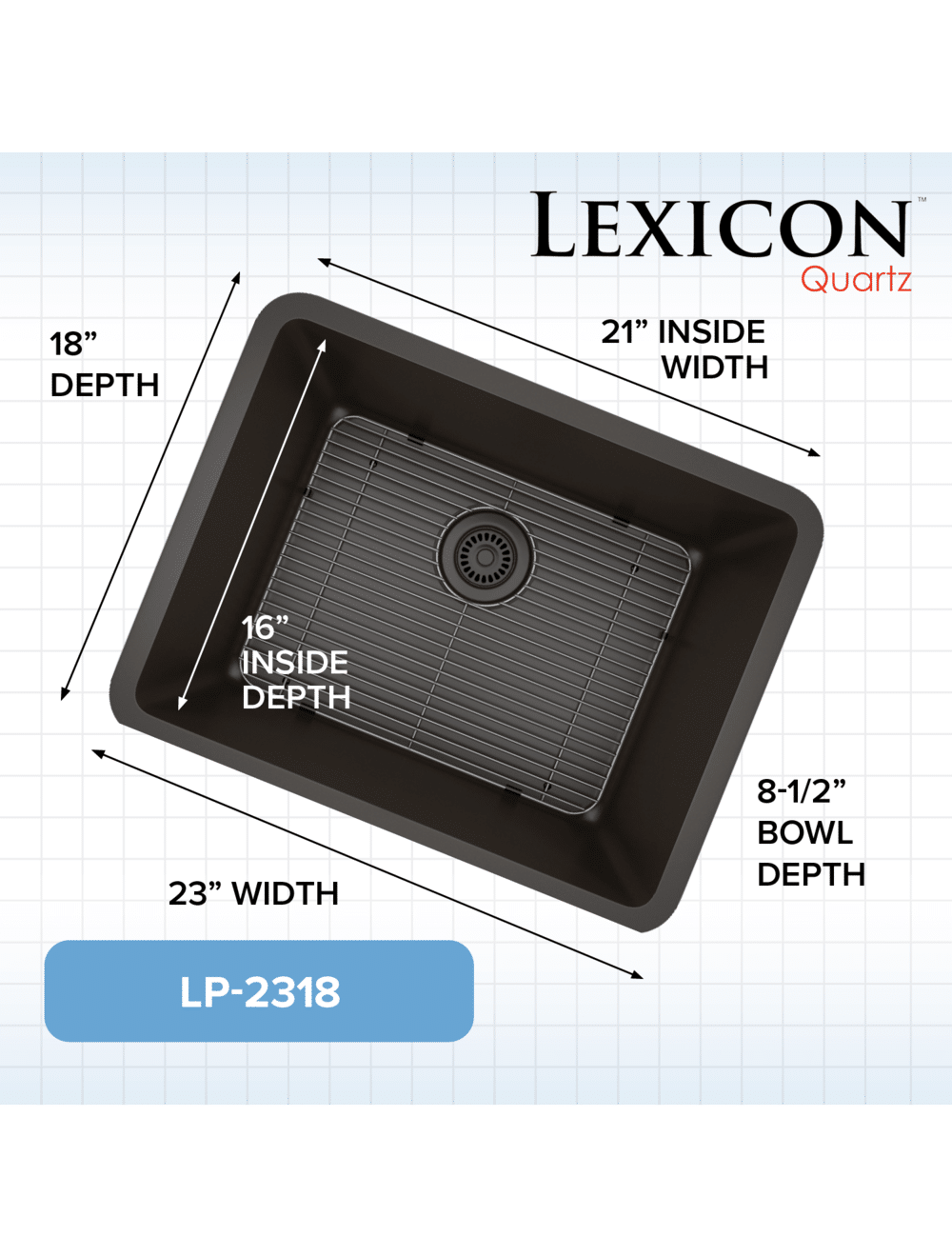 Lexicon 2318 Quartz Composite Sink - Image 4